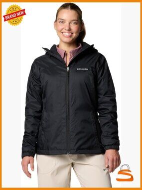 Sherpa Lined Insulated Jacket with Hood Omni-Shield Repels Rain